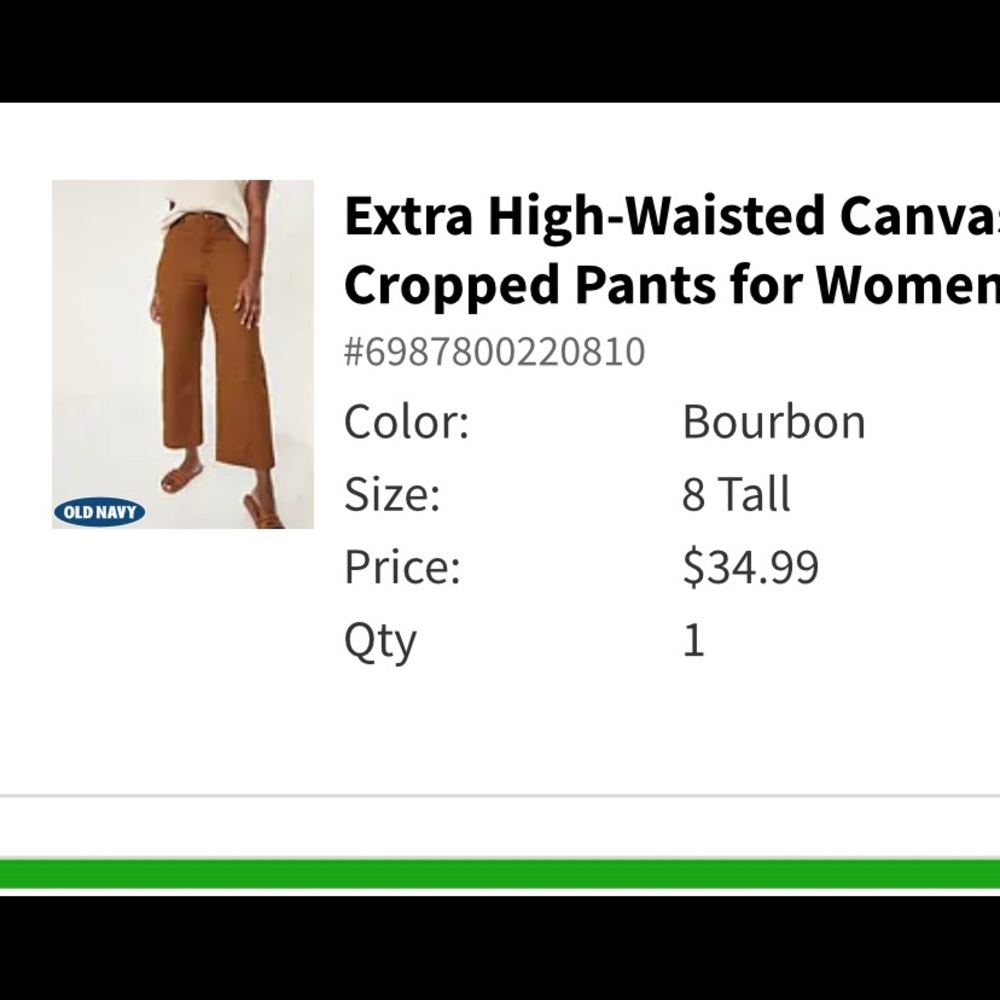 Old navy extra high rise wide leg 8tall